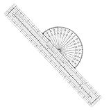 Premier Fixed Plotter for Pilots, Transparent Plotter Aviation Tool