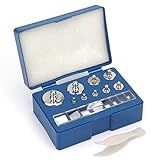 Bekith 17 Pcs Precision Weight 10mg-100g Precision Steel Calibration Weight Kit Set with Tweezers for Digital Balance Scale, Jewellery Scale