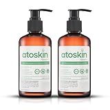 Atoskin Shower Gel (2 Pack) - for Eczema, Psoriasis, Dermatitis, and Anti-Itch Relief - Maximum Strength for Both Kids and Adults (13.6 oz)