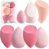 Foonbe Makeup Sponge Set, 7 Pcs Multi Colored Blender Sponges