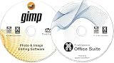 GIMP Photo Editing Software + Office Suite 2026 on CD | Photoshop & MS Office Alternative | Compatible with Word, Excel, PowerPoint & Photoshop Files | One Time Purchase + Lifetime License | Win & Mac