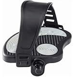 YBEKI Pro-Grade Exercise Bike Pedals with Adjustable Straps - 9/16" & 1/2" Spindle for Indoor Peloton/Schwinn/Spin Bikes | Heavy-Duty PP Plastic & PVC Straps + 500lb Capacity