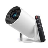 Mini Projector with WiFi and Bluetooth, Built-in App,1080P Supported Portable Movie Projector, 130" Display Home Theater Video Projector, Compatible with TV Stick, HDMI, USB, Smartphone, and Laptop