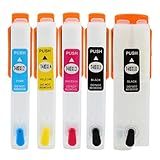 KHY Remanufactured 410XL Empty Refillable Ink Cartridges With a Single-use Chips Suitable 410XL Workforce Pro Expression XP-640 XP-830 XP-7100 XP-530 XP-630 XP-635 Regular Or Sublimation Printing