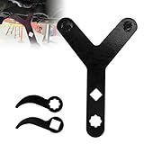 RULLINE Upgraded Lower Control Arm Prying Tool, Suspension Removal, and Casing Disassembly Adapter for Breaker Bars, Heavy-Duty 1/2" Drive Pry Bar Tool Set, Ball Joint Removal Tool Car Accessories