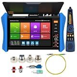 OTDR Fiber Test, WANLUTECH OTDR CCTV Tester 1310/1550nm OPM LS VFL OLT Event Map SDI AHD CVI TVI CVBS 8K IP Camera Tester SFP Digital Multimeter Cable Tracer RJ45 Cable TDR Test Network Tools HDMI VGA