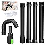 Sealegend Gutter Cleaning Attachment Kit Compatible with EGO 530CFM, 580CFM, 575CFM, 650CFM, 615CFM, LBX6000 Leaf Blowers 360° Rotation Nozzle, Extends Up to 8.3FT from The Ground