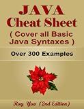 JAVA Cheat Sheet, Cover all Basic JAVA Syntaxes, A Reference Guide: JAVA Programming Syntax Book, Syntax Table & Chart, Quick Study Workbook (Syntax Series)