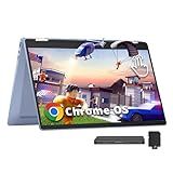 HP Chromebook x360 14" HD Touchscreen Laptop, Intel N200 Processor, 4GB RAM, 288GB Storage(128GB SSD+160GB Docking Station Set), Webcam, UHD Graphics, Bluetooth, Wi-Fi 6, Chrome OS, Blue