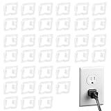 MILAKE Loose Outlet Secure Snug Plug Fix Kit for Wobbly Wall Sockets, 35PCS Universal 110V Receptacle Tightener Insert Accessories for Homeowner Renter Professional Use