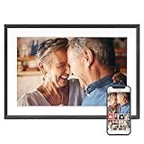 Digital Picture Frame, 10.1'' Frameo Digital Frame Wifi, 32GB Memory, 1280*800 HD Touch Screen Digital Photo Frame, Wall Mountable, Auto-Rotate, Share Instantly, Wedding, Birthday Gifts for Women, Mom