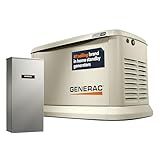 Generac Guardian 26kW Home Standby Generator with 200 Amp Transfer Switch - Automatic Whole House Backup Power for Storms, Emergencies, and Outages, WiFi Enabled, Runs on Natural Gas or Liquid Propane