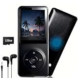 128GB MP3 Player,with Bluetooth 5.2, Music Player with Built-in HD Speaker, Voice Recorder, HiFi Sound, E-Book, Earphones Included