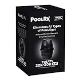 PoolRx Pool Unit #101066 6 Month Algaecide Treats 20k-30k gallons, Black