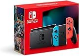 Nintendo Switch with Neon Blue and Neon Red Joy-Con - Handheld Gaming Console