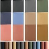 PerKoop 12 Pcs A5 PU Leather Notebooks for Back to School,Morandi Color