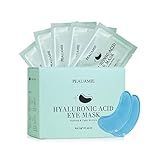 PEAUAMIE Under Eye Patchs Hyaluronic Acid Eye Mask for Dark Circles and Puffiness Wrinkle Eye Bags 30 Pairs