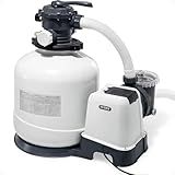Intex 26651EG 3,000 GPH Above Ground Pool Sand Filter Pump with Automatic Timer
