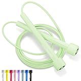 SPORTBIT Adjustable Jump Rope for Fitness and Exercise – Skipping Rope for Cardio, Boxing, and Weight Loss – Speed Rope perfect for Men & Women – Green