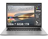 HP ZBook Firefly 14 G11 Mobile Workstation AI Laptop (14" FHD+, Intel Core Ultra 7 165U, 32GB DDR5, 1TB SSD) For Engineer, Designer, 5MP IR Webcam, Fingerprint, Backlit, 2x Thunderbolt 4, Win 11 Pro