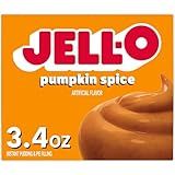 Jell-O Pumpkin Spice Artificially Flavored Instant Pudding & Pie Filling Mix, 3.4 oz Box