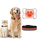 GPS Tracker for Dogs & Cats - No Monthly Fee, Waterproof Real-Time Tracking Collar for Pets, Kids,Luggage & Assets | 365-Day Battery Life | iOS & Android Compatible | Anti-Lost Device