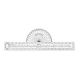 CYA Fixed Plotter Aviation for Flight Pilots, 13 Inch, Plotting Tools, Navigate for VFR Pilots, CFP-2