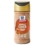 McCormick Finishing Sugar, Apple Cider, Limited Edition, Sweet Blend of Tart Apple and Warm Spices, For French Toast, Cookies, Muffins, Pancakes, Donuts, and More, 3.61 oz