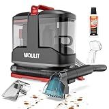 Portable Spot Cleaner Machine for Carpet and Upholstery - 15Kpa Deep Spot Cleaning for Area Rugs, Pets, Car, Couch Cleaner Machine with Dual Size BrushHead & Self-Cleaning System for Stairs/Furniture