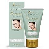 Crystal Peel Hyaluronic Acid Moisturizer for Face, Soin Du Visage Daily Moisturizer Hydrating Face Cream for Women, Vitamin Enriched, Nourishing Facial Lotion, Non Comedogenic Skincare for Dry Skin