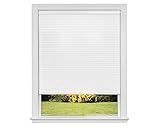 Redi Shade Custom Cordless Cellular Blackout Shades, Cloud White, 39 1/8 in x 72 in