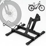 Favoto Bike Stand for E-Bikes, Road & Mountain Bicycles – Adjustable Indoor Floor Garage Storage Rack for 20"-29" Bikes and Fat Tires up to 4.0"