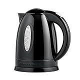 OVENTE 1.7L Electric Tea Kettle, 1100W BPA-Free Water Boiler, Black KP72B
