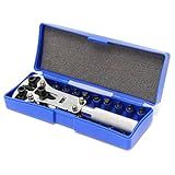 Watch Repair Tool Kit, 3 Point Wrench Screw Case Remover Tool, Adjustable Watch Back Case Opener, Battery Replacement and Movement Holder, Heavy Duty Stainless Steel