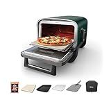 Ninja Woodfire 8-in-1 Outdoor Smoker Pizza Oven with 5 Pizza Settings, Green