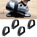 4 Pcs Pedal Straps, Perfect for Under Desk Elliptical Peddler Foot & Leg Pedal Exercixer for Seniors Fitness Home Sports Accessories