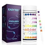 EASYTEST 7-Way Pool Test Strips, 150 Strips Water Test for Hot tub and Spa
