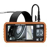 Klein Tools ET19 Wi-Fi Pro Borescope with Dual-Lens, 5.5 mm 9.8-Foot Armored Waterproof Gooseneck Snake, LEDs, 4.3-Inch LCD, Endoscope Inspection