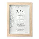Mom, Now That I'm Older- Gift for Mom from Daughter Or Son for Mother's Day, Christmas, Birthday - Mom's 50th/70th/80th Birthday Gift, 5 x 7 inches, Wood Color