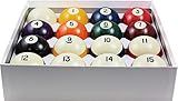 Aramith 2-1/4" Regulation Size Crown Standard Billiard/Pool Balls, Complete 16 Ball Set