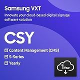 Samsung VXT Cloud Based Digital Signage Player, Instant Provisioning, Content Management Solution (CMS) - S Series , 1 Year Subscription