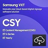 Samsung VXT Cloud Based Digital Signage Player, Instant Provisioning, Content Management Solution (CMS) - S Series , 1 Year Subscription