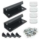 PWEOW Door Tune up Kit for Arrow Shed Storage Products, DK100-A Sliding Shed Doors Kit - Black