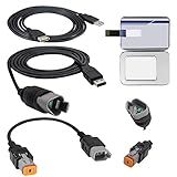 Diagnostic Cable Tool Scanner Kit with Chip FT232RL and Cable Bootstrap Tool Compatible with Evinrude E-tec, Fitch, DI 1999-2020 Outboard Boat Marine Engines, Ytpoools