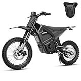 Yozma IN10 Pro Electric Dirt Bike, 5500 Peak Mid- Drive Motor, 50 Mph Max Speed Ebike, 60V 27AH Bttery with 60 Miles Max Range, 17''/14'' Off-Road Tires, Hydraulic Brakes & Dual Shock Absorption