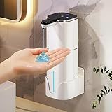 CATIRE Upgraded Larger Capacity Automatic Dish Soap Dispenser Touchless, 17.6oz Liquid Hand Soap Dispenser for Bathroom Kitchen, Rechargeable 2000mAh, 8 Adjustable Levels, Wall Mount & Countertop