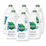 Seventh Generation Dishwasher Detergent Gel for Sparkling Dishes Free & Clear Fragrance Free 42 oz, Pack of 6