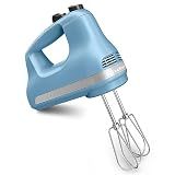 KitchenAid 5-Speed Ultra Power Hand Mixer, Plastic - KHM512, Velvet Blue