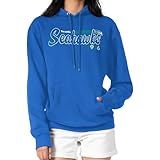Starter Women's Royal Seattle Seahawks Throwback Groovy Script Pullover Hoodie