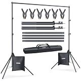 LINCO Lincostore Backdrop Stand Kit 10x7ft for Photography